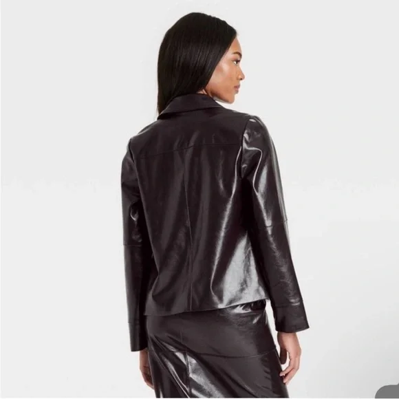 Faux Leather Jacket - Picture 2 of 3